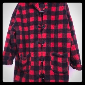 PJ Salvage Women’s Buffalo Check Robe